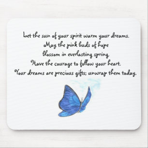 Le tapis de souris sûr de papillon