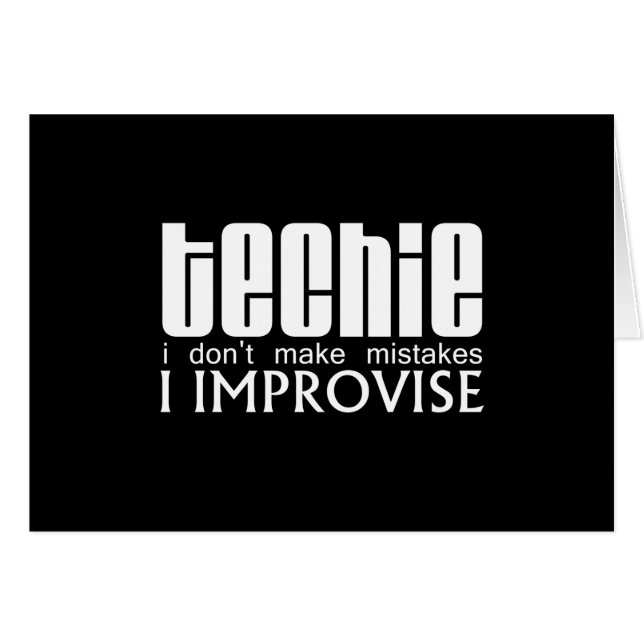 Le technicien improvisent (Devant Horizontal)
