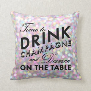 Le temps de boire du Champagne Coussin étincelant
