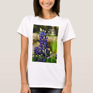 "Le Texas est la maison de mon coeur" T-shirt fém