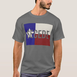 Le Texas foncé FONT CÉCESSION le T-shirt
