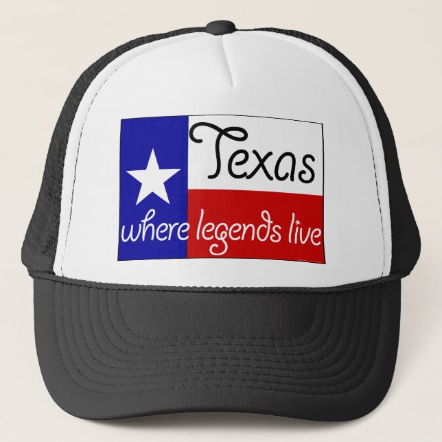 Le Texas - où les légendes vivent casquette (Devant)