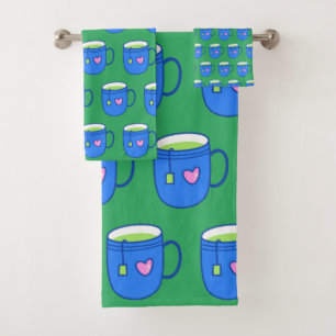 Le thé vert de Matcha dans le Motif brillant de M