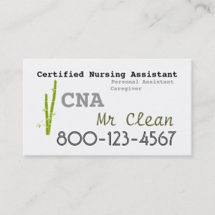 Le thème en bambou PEUT modèle de carte de visite