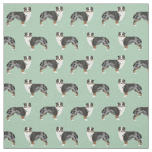 Le tissu de bergers australiens, mignon tissu de c