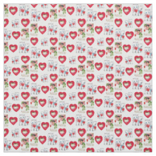 Le tissu de la Saint Valentin