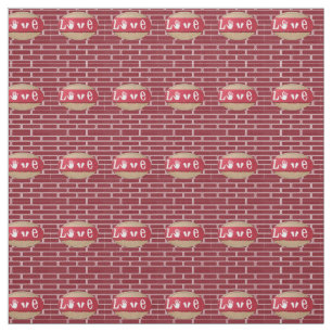 Le tissu de la Saint Valentin