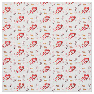 Le tissu de la Saint Valentin