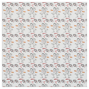 Le tissu de la Saint Valentin