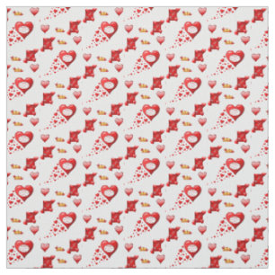 Le tissu de la Saint Valentin