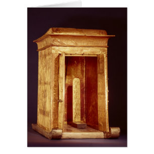 Le tombeau d'or du nouveau royaume de Tutankhamun