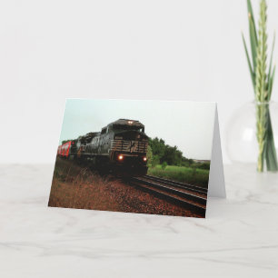 "Le Train 8306" - Carte Get Well Card
