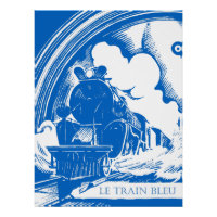 Le Train Bleu Blue Train Vintage Reiseliteratur