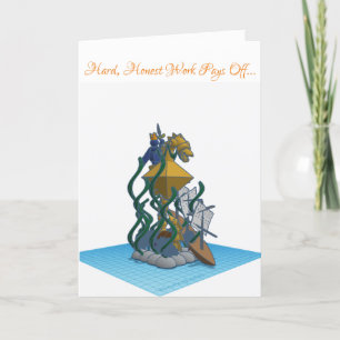 "Le triomphe d'Alexandre" Carte de félicitations