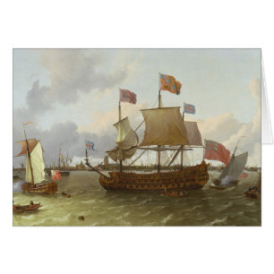 Le Trois-Maître "Britannia" à Rotterdam, 1698