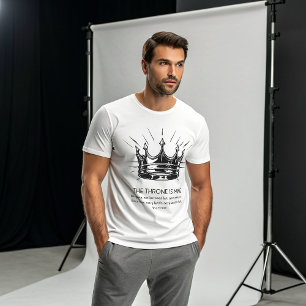 Le Trône Est Mon T-shirt Couronne   Savage Alpha