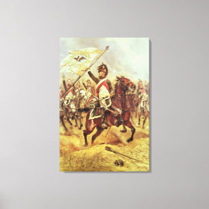 "Le Trophee", 1806, 4. Dragoner-Regiment, 1898 Leinwanddruck