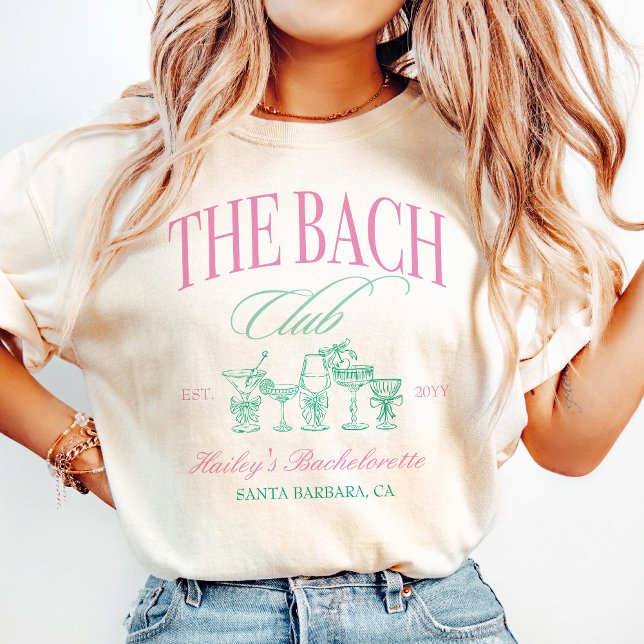 Le Tshirt de la soirée Bachelorette du Bach Club (Créateur téléchargé)