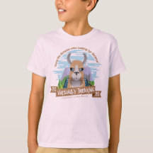 Le Tshirt rose de l'enfant