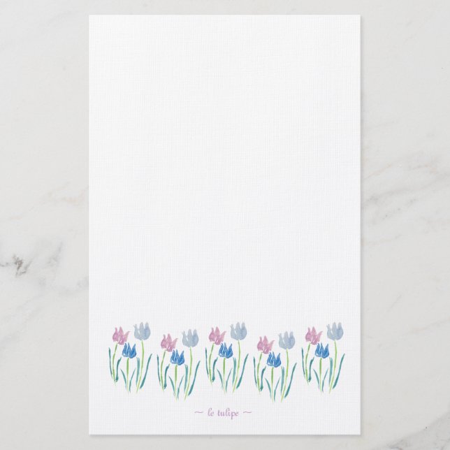 le Tulipe Briefpapier (Vorderseite)