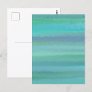 Le turquoise est ma couleur préférée Carte postale