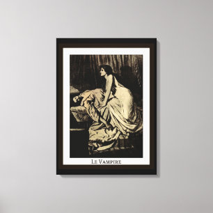 Le Vampire durch Burne-Jones Leinwanddruck