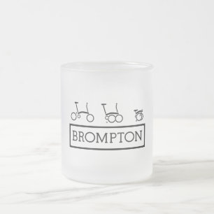 Le vélo de Brompton a givré la tasse en verre