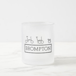 Le vélo de Brompton a givré la tasse en verre