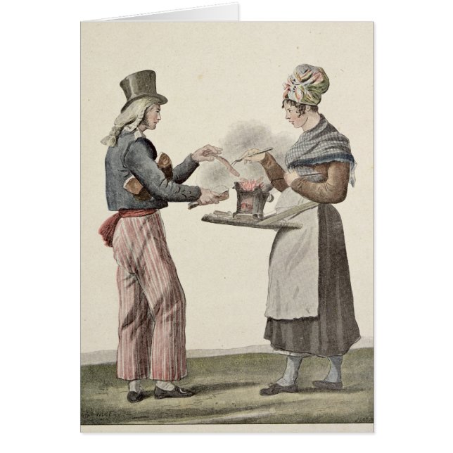 Le vendeur de saucisse (Devant)