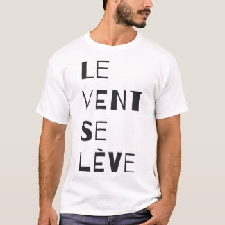 Le Vent Se Leve - Schwarzer T - Shirt