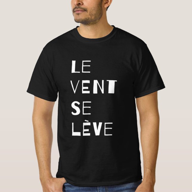 Le Vent Se Leve - Weißer T - Shirt (Vorderseite)