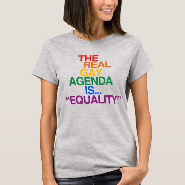 LE VÉRITABLE PROGRAMME GAY T-shirt (Devant)