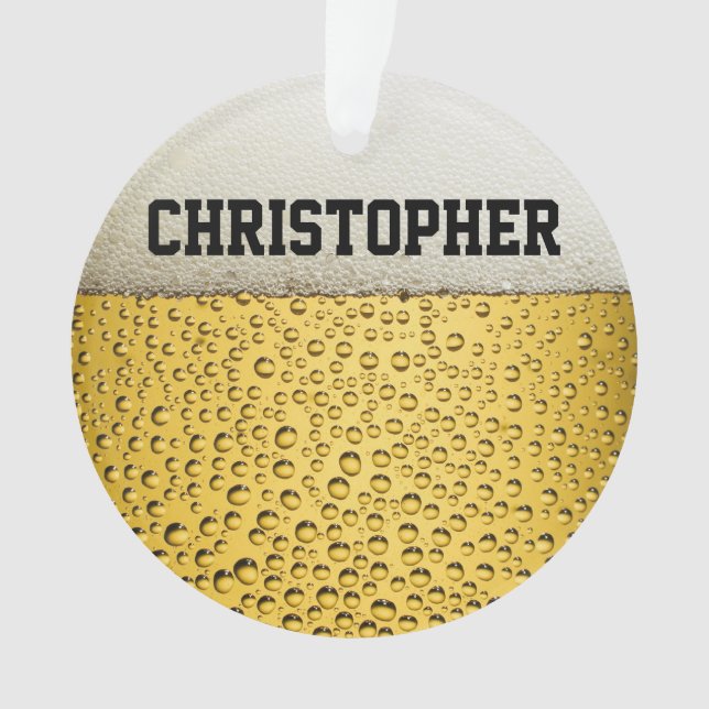 Le verre de bière personnalisent (devant)