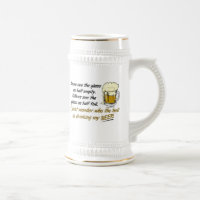 Le verre est à moitié plein ? Stein et tasses