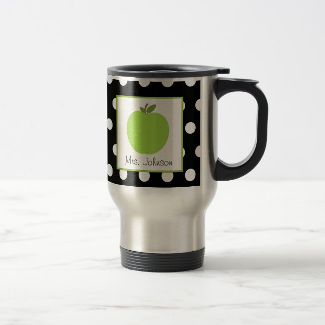 Le vert Apple de tasse de professeur noircissent (Droit)