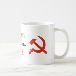 Le vert est la nouvelle tasse rouge de Coffe