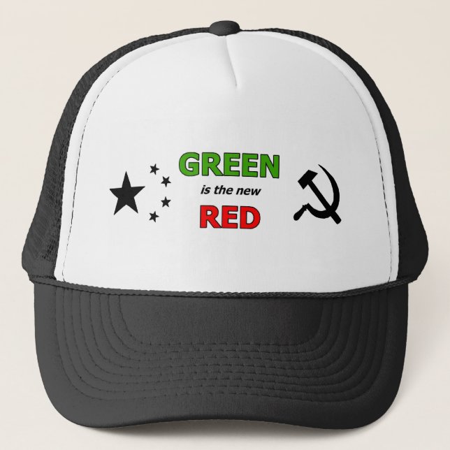 Le vert est le nouveau casquette rouge (Devant)