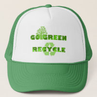 Le vert réutilisent le casquette de