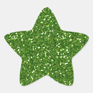 Le vert scintille autocollant