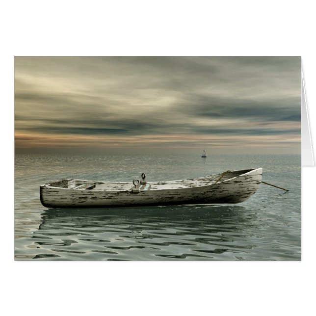 Le vieux bateau (Devant horizontal)