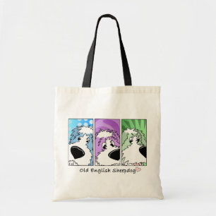 Le vieux chien de garde anglais face au Sac fourre