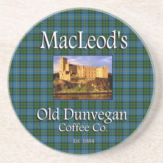Le vieux Dessous de verre Dunvegan Coffee Co. de M (Devant)