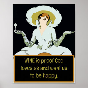 Le vin est la preuve que Dieu nous aime, Poster