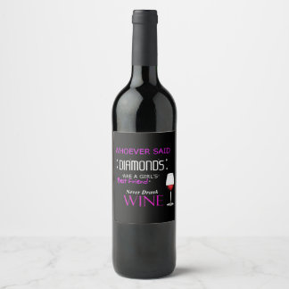 Le Vin Est Mon Meilleur Ami Vin Bottle Étiquette