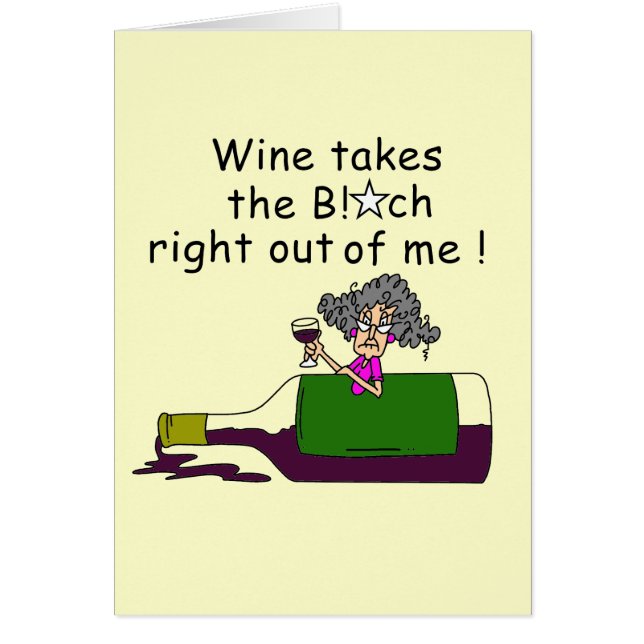 Le vin m'adoucit (Devant)