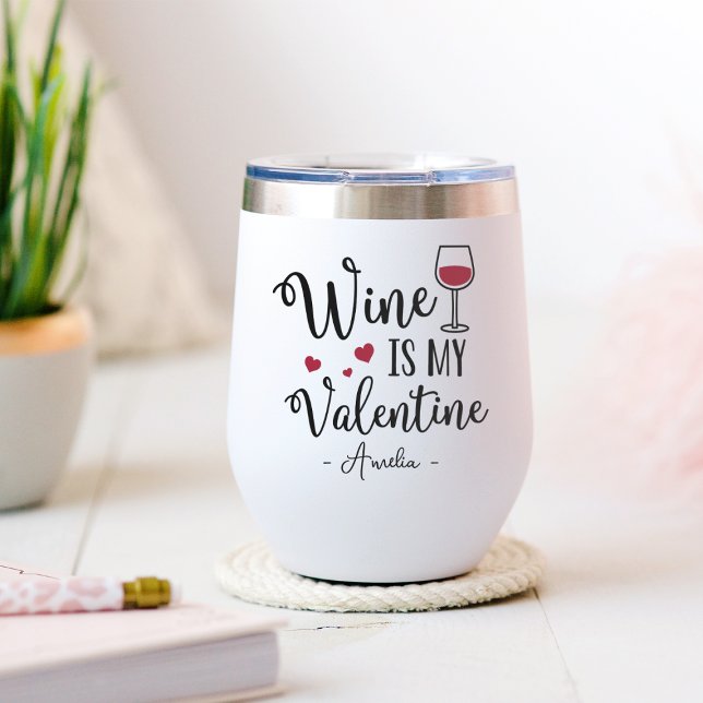 Le Vin Personnalisé Est Mon Valentin (Créateur téléchargé)