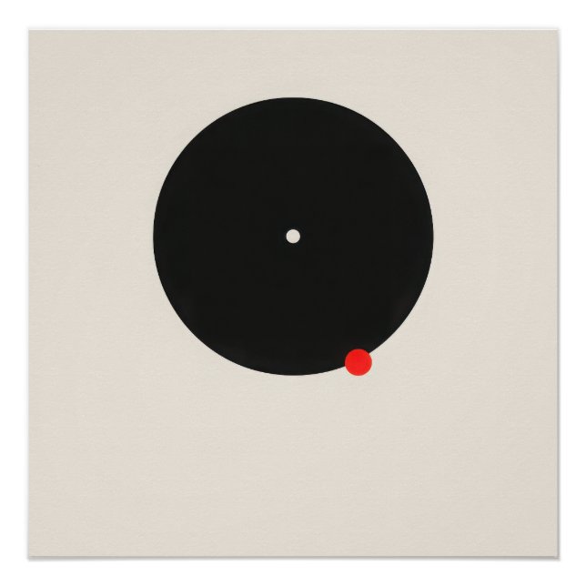 Le Vinyle Minimal - Poster (Devant)