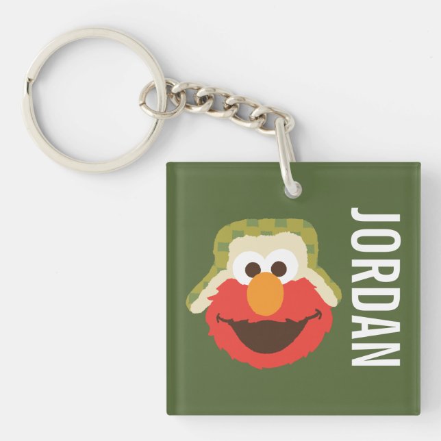 Le visage d'Elmo Woodland | Ajouter Votre Nom (Devant)