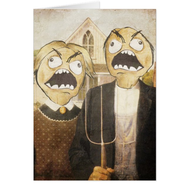 Le visage Meme de rage font face à la peinture (Devant)
