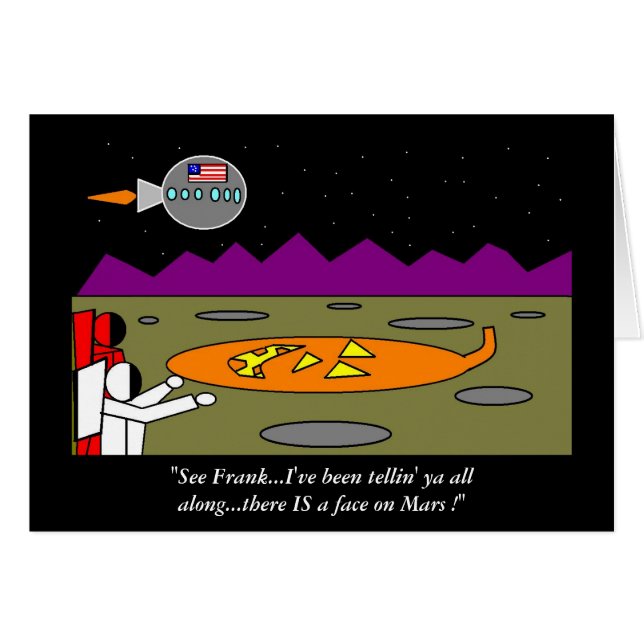 Le visage sur Mars (Devant horizontal)